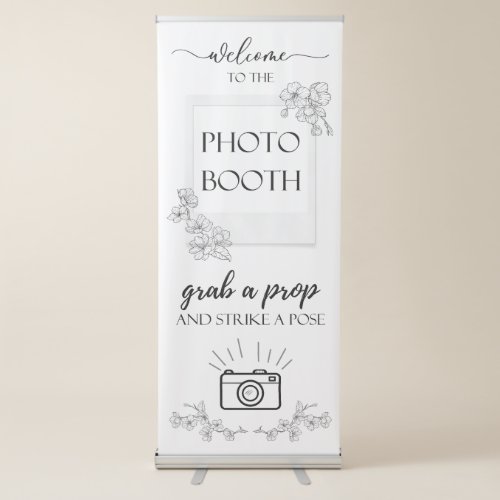 Photobooth Retractable Banner