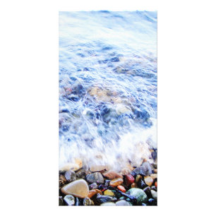 Photocard blue water and a little wave card