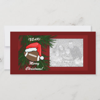 Photocard - Christmas Football Holiday Card
