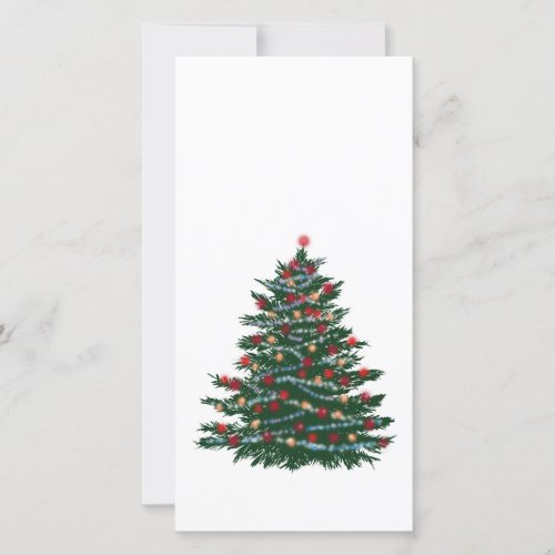 Photocard Holiday Tree