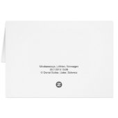 Photocard Moscow, Lofoten, Norway (Back Horizontal)