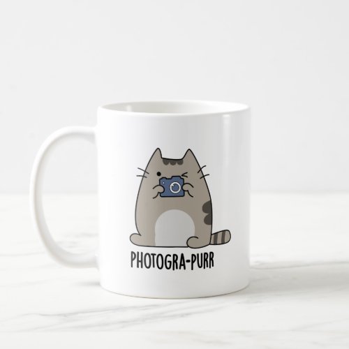 Photogra_purr Funny Cat Photographer Pun Coffee Mug