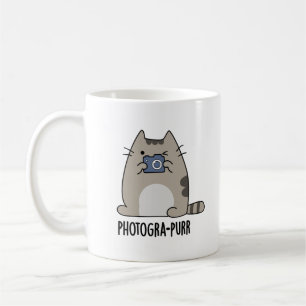 Photograh-purr Funny Cat Photographer Pun Coffee Mug