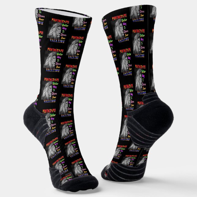Photograph Better Way To Share Your Vacation Socks (Angled)