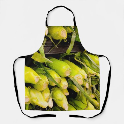 Photograph Corn on the Cob in the Husk Thermal Tum Apron