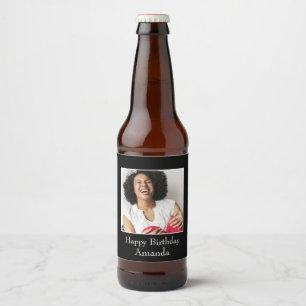 Photograph Frame, Custom Photo – Personalized Beer Bottle Label