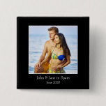 Photograph Frame, Custom Photo – Personalized Button