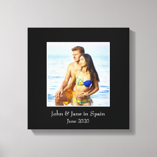 Photograph Frame, Custom Photo – Personalized Canvas Print