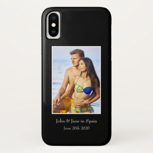 Photograph Frame Custom Photo  Personalized iPhone XS Case