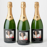 Photograph Frame, Custom Photo – Personalized Sparkling Wine Label