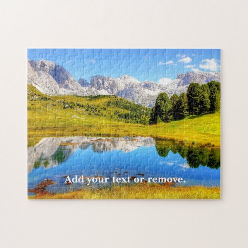 Photograph of a scenic mountain landscape jigsaw puzzle