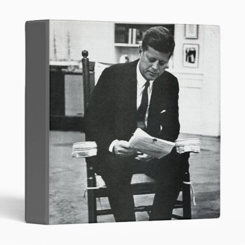 Photograph of John F Kennedy 2 Binder