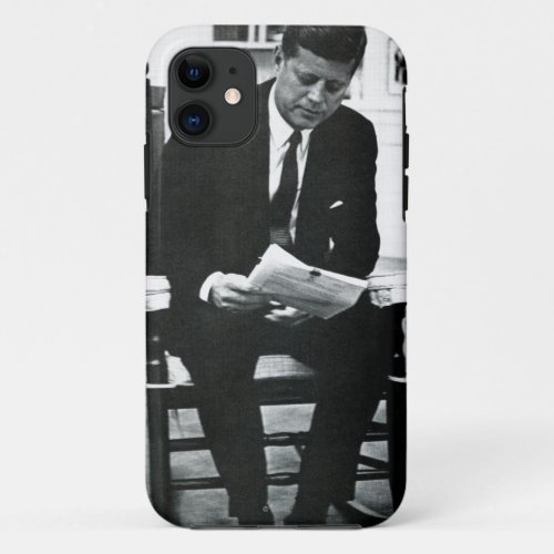 Photograph of John F Kennedy 2 iPhone 11 Case