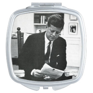 Photograph of John F. Kennedy 2 Vanity Mirror