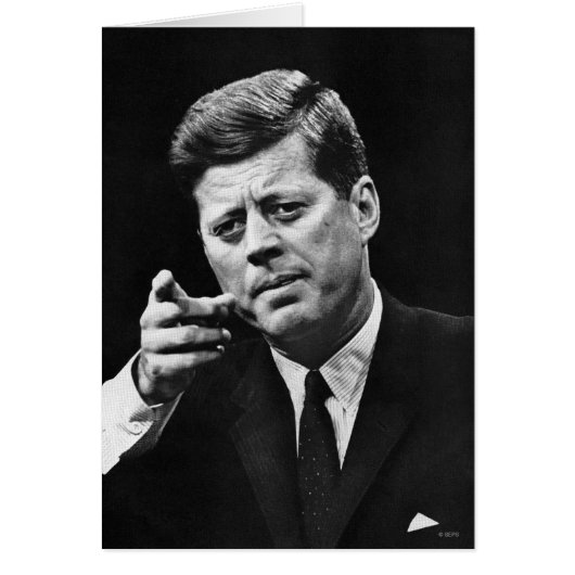 Photograph of John F. Kennedy 3 Cards (Front)