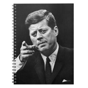 Photograph of John F. Kennedy 3 Notebook