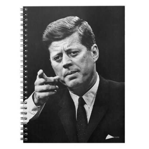 Photograph of John F Kennedy 3 Notebook