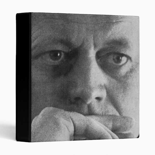 Photograph of John F. Kennedy 3 Ring Binder (Front/Spine)