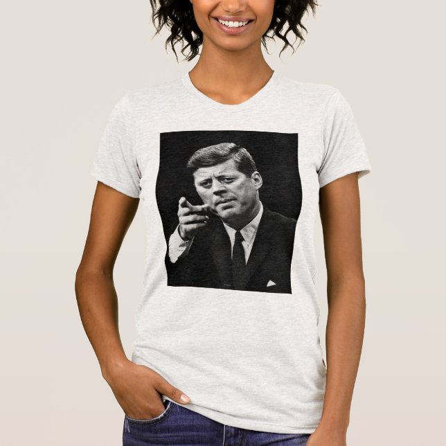 Photograph of John F. Kennedy 3 T-Shirt (Front)