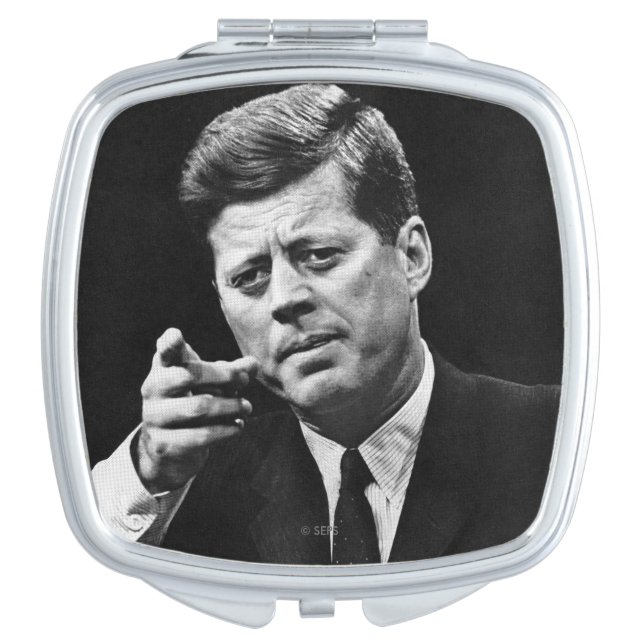 Photograph of John F. Kennedy 3 Vanity Mirror (Front)