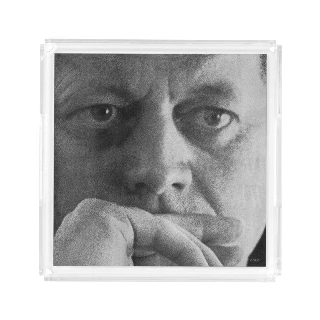 Photograph of John F. Kennedy Acrylic Tray (Front)
