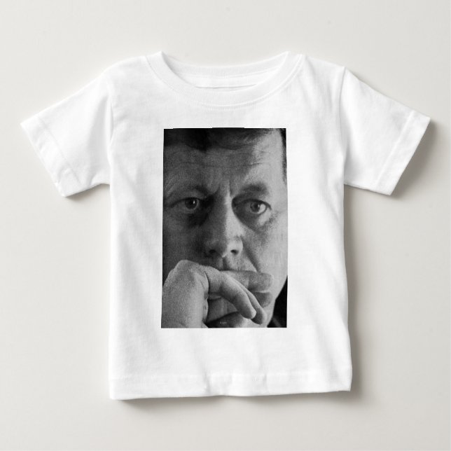 Photograph of John F. Kennedy Baby T-Shirt (Front)