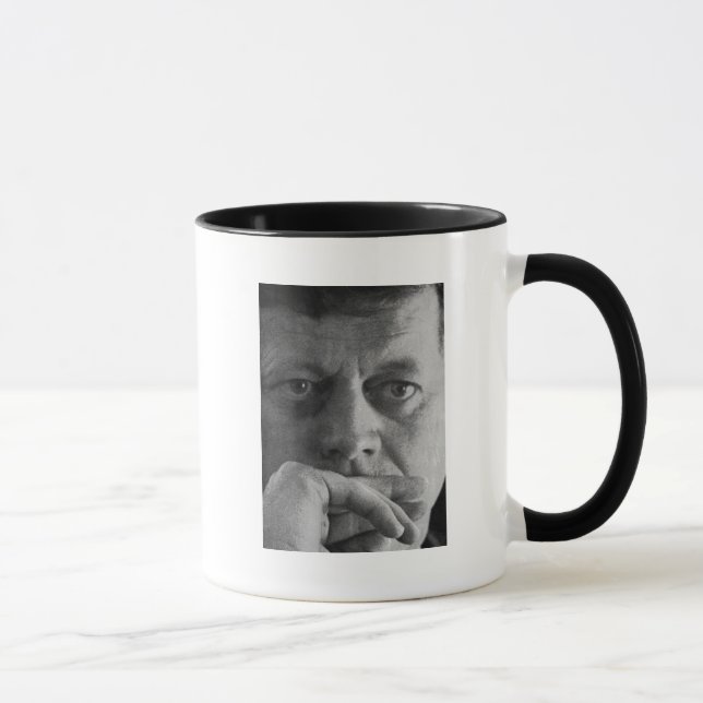 Photograph of John F. Kennedy Mug (Right)