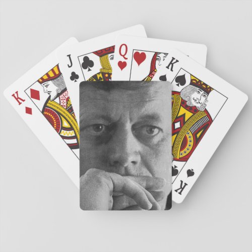 Photograph of John F Kennedy Poker Cards