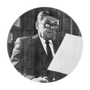 Photograph of Ronald Reagan Cutting Board