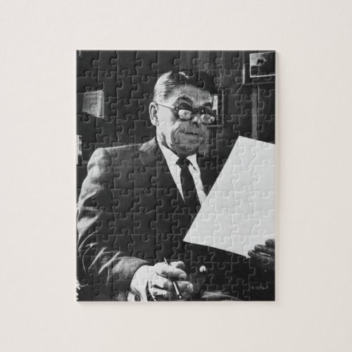 Photograph of Ronald Reagan Jigsaw Puzzle