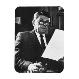 Photograph of Ronald Reagan Magnet