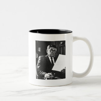 Photograph of Ronald Reagan Two-Tone Coffee Mug