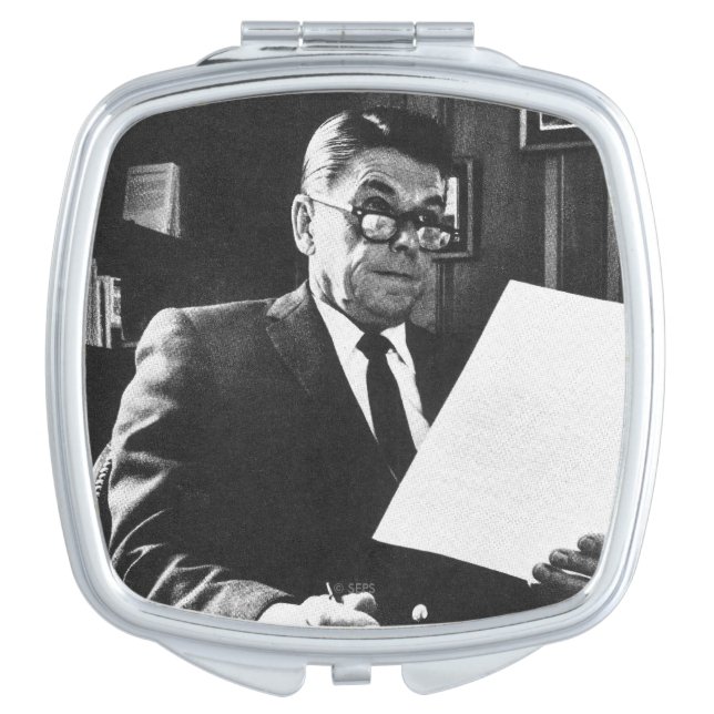Photograph of Ronald Reagan Vanity Mirror (Front)