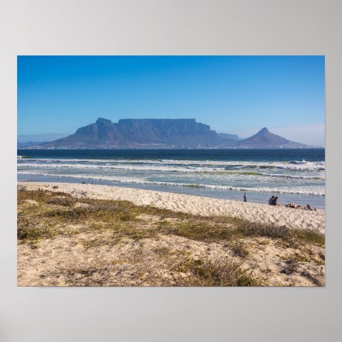 Photograph of Table Mountain Cape Town Poster