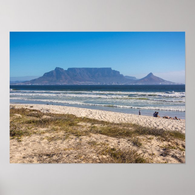 Photograph of Table Mountain, Cape Town Poster (Front)