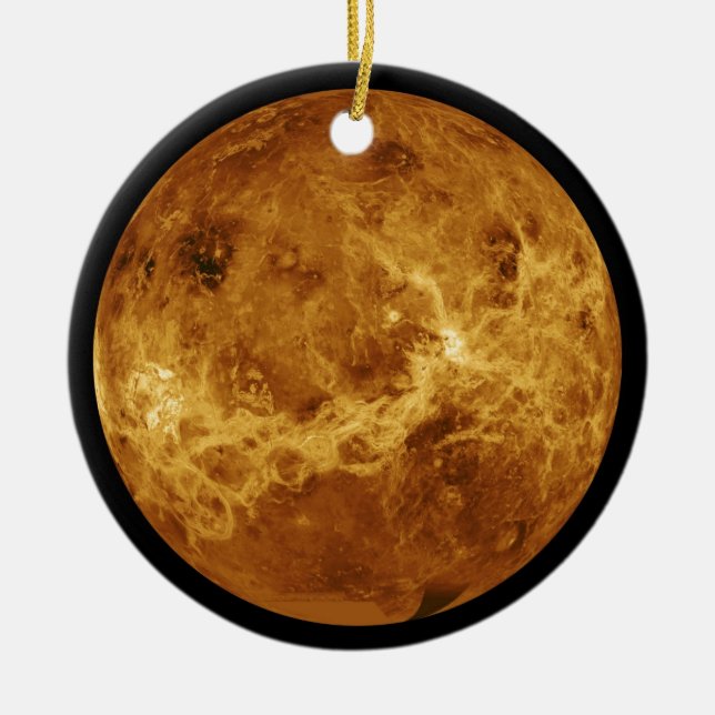 Photograph of the Venus planet Ceramic Ornament (Front)