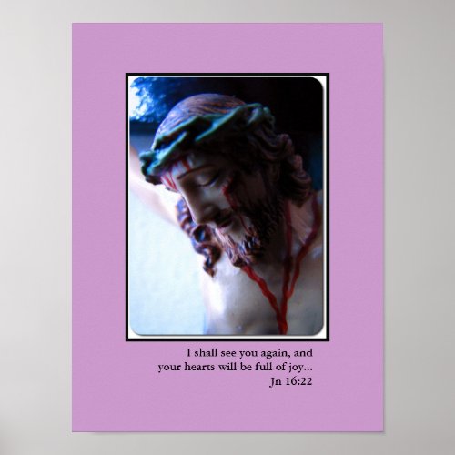 Photograph Sacred Face of Jesus Poster