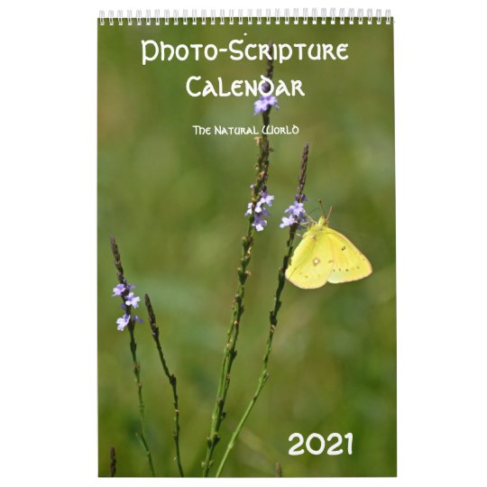 Photograph Scripture Natural World Calendar 2021