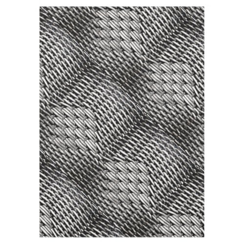 Photographed braid abstract and interesting gray  tablecloth