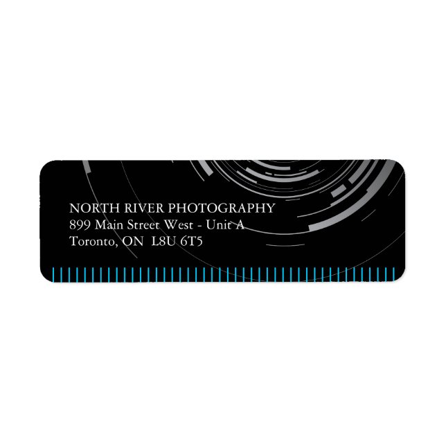 Photographer Address Labels (Front)