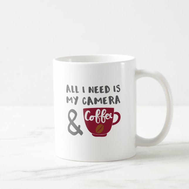 Photographer All I Need is My Camera and Coffee Mug (Right)