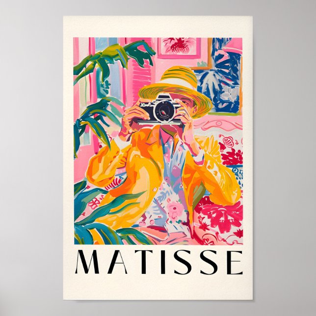 Photographer Art Print, Vintage Camera Poster, Max Poster (Front)