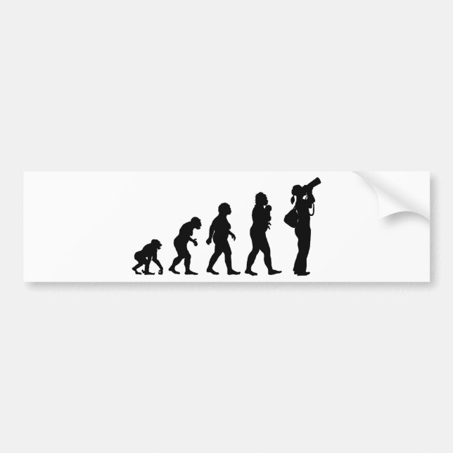 Photographer Bumper Sticker (Front)