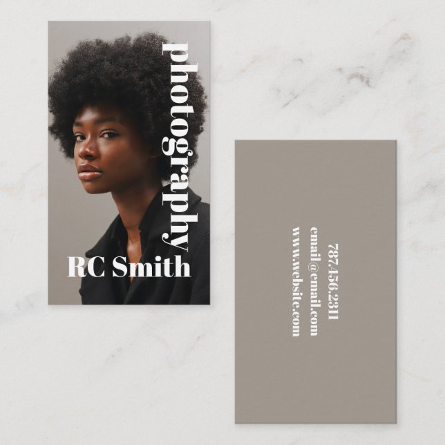 Photographer Business Card (Front/Back)