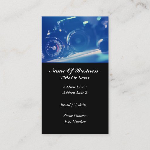 Customizable Photographer Business Card