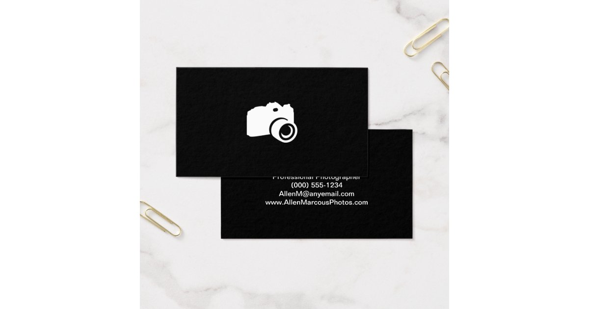 Photographer Business Card | Zazzle