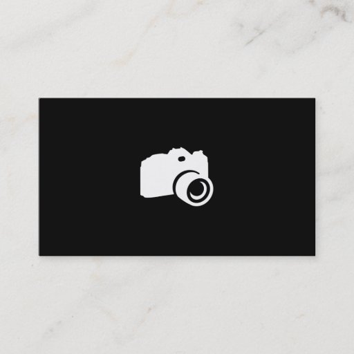 Customizable Photographer Business Card Template