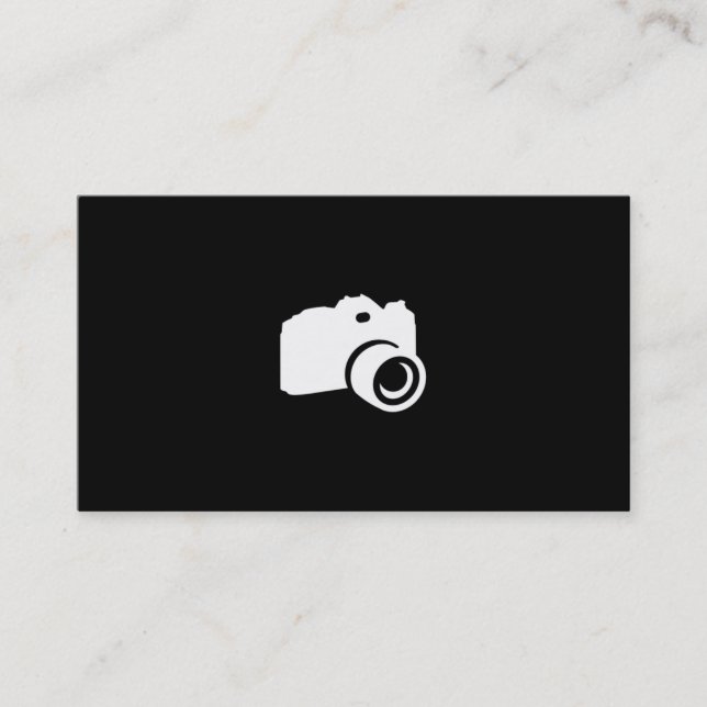 Photographer Business Card (Front)