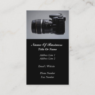 Photographer Business Card
