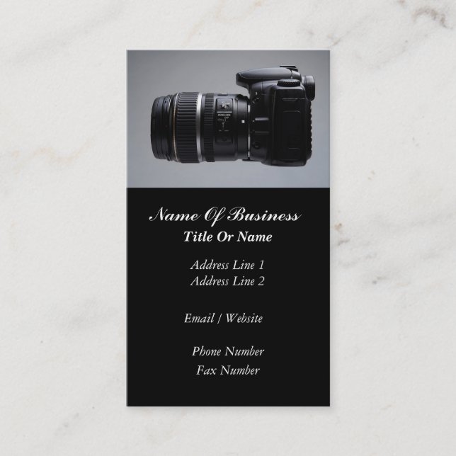 Photographer Business Card (Front)